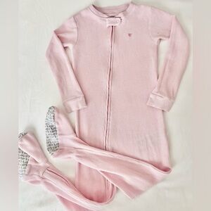 Waffle one piece Footie pajamas by carters 3T